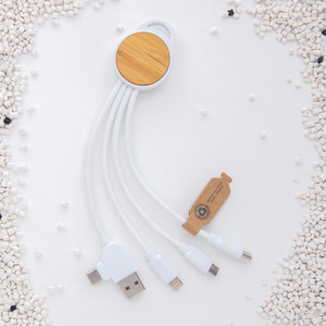 Fotografie k reklamnímu předmětu „Kapesní nabíjecí kabel 6 v 1 Ontario z RCS recykl. plastu“