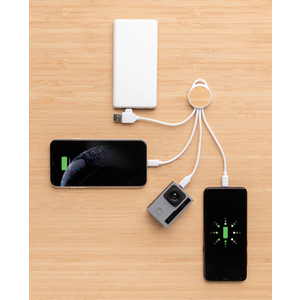 Fotografie k reklamnímu předmětu „Kapesní nabíjecí kabel 6 v 1 Ontario z RCS recykl. plastu“