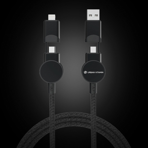 Fotografie k reklamnímu předmětu „Nabíjecí kabel 6 v 1 Oakland 1,2m 45W z RCS recykl. plastu“