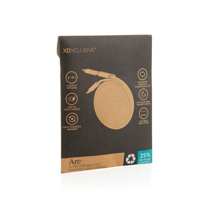 Fotografie k reklamnímu předmětu „Ultra tenký magnetický nabíjecí kabel 60W 2 v 1“