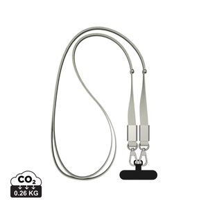 Fotografie reklamního předmětu „Crossbody lanyard Nivo RCS z recyklovaného PET“