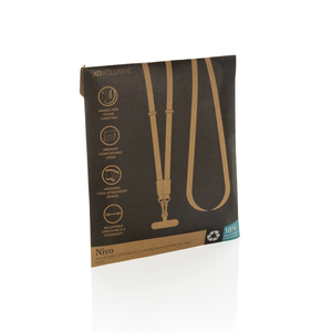 Fotografie k reklamnímu předmětu „Crossbody lanyard Nivo RCS z recyklovaného PET“