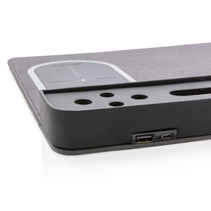Fotografie k reklamnímu předmětu „Air podložka pod myš s bezdrátovým nabíjením a USB“