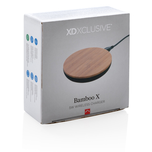 Fotografie k reklamnímu předmětu „Bezdrátová nabíječka Bamboo X 5W“