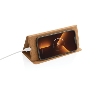 Fotografie k reklamnímu předmětu „Korková podložka pod myš s bezdrátovou nabíječkou 10W“