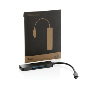 Fotografie k reklamnímu předmětu „Hub s HDMI vstupem Terra z RCS recykl. hliníku“