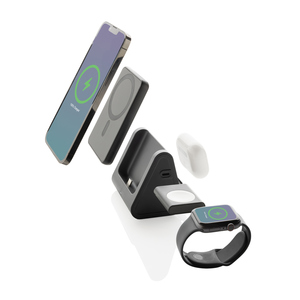 Fotografie k reklamnímu předmětu „Nabíječka 5000mAh 3v1 Powerbase z RCS recykl. plastu“