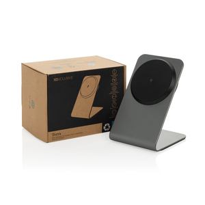 Fotografie k reklamnímu předmětu „Magnetický bezdrátový stojánek 15W Terra z RCS rec. hliníku“