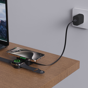 Fotografie k reklamnímu předmětu „Magnetická bezdrát. nabíječka 2v1 15W Urban Vitamin Goleta“