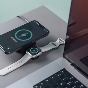 Fotografie k reklamnímu předmětu „Magnetická bezdrát. nabíječka 2v1 15W Urban Vitamin Goleta“