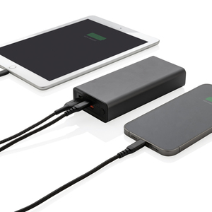 Fotografie k reklamnímu předmětu „Powerbanka Terra 20 000mAh 20W z recyklovaného hliníku a ABS“