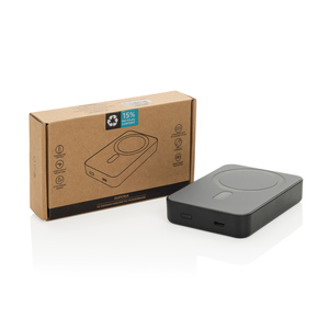 Fotografie k reklamnímu předmětu „Magnetická powerbanka 10 000mAh Amporia z RCS RPET“