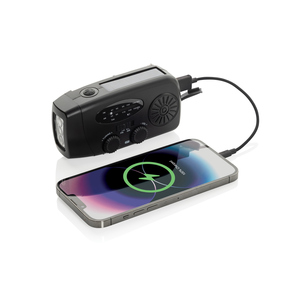 Fotografie k reklamnímu předmětu „Nouzové rádio RescueWave RCS z recyklovaného plastu“