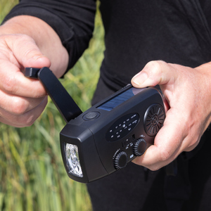 Fotografie k reklamnímu předmětu „Nouzové rádio RescueWave RCS z recyklovaného plastu“