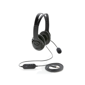 Fotografie k reklamnímu předmětu „Kancelářský headset s mikrofonem“