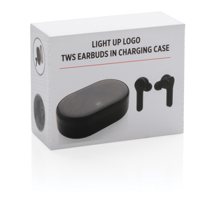 Fotografie k reklamnímu předmětu „Light up TWS sluchátka v nabíjecí krabičce“