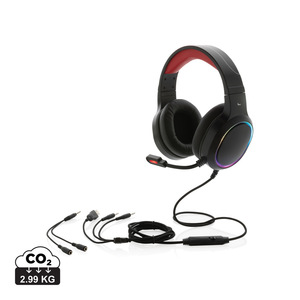 Fotografie reklamního předmětu „RGB herní sluchátka“