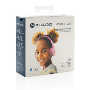 Fotografie k reklamnímu předmětu „Dětská bezpečnostní bezdrátová sluchátka Motorola JR300“