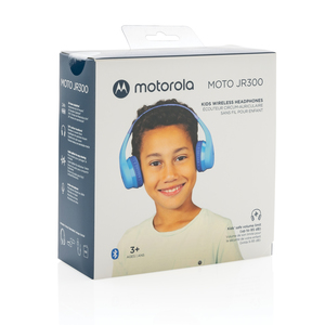 Fotografie k reklamnímu předmětu „Dětská bezpečnostní bezdrátová sluchátka Motorola JR300“