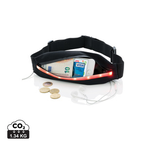 Fotografie reklamního předmětu „Sportovní ledvinka s LED světlem“
