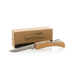 Fotografie k reklamnímu předmětu „Dřevěný nůž s otvírákem“