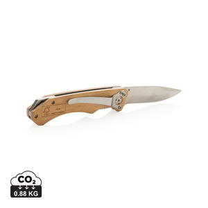 Fotografie reklamního předmětu „Dřevěný outdoorový nůž“
