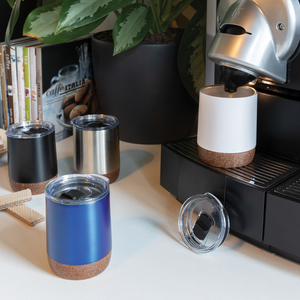 Fotografie k reklamnímu předmětu „Malý korkový termohrnek z RCS recykl. oceli“