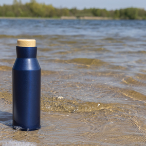 Fotografie k reklamnímu předmětu „Termo lahev Gaia z RCS recyklované nerezové oceli“