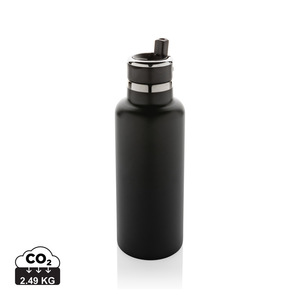 Fotografie reklamního předmětu „Termo lahev Hydro z RCS recyklované nerezové oceli s brčkem“