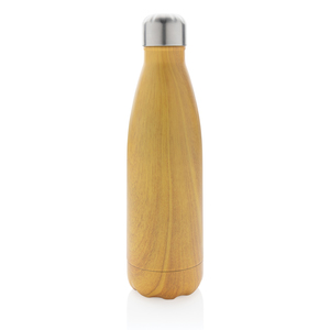 Fotografie k reklamnímu předmětu „Nerezová termo láhev v dekoru dřeva“