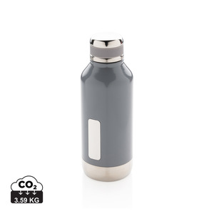 Fotografie reklamního předmětu „Nepropustná termo láhev s plíškem na logo“