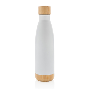 Fotografie k reklamnímu předmětu „Nerezová termo lahev s bambusovými detaily“