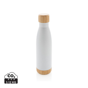 Fotografie reklamního předmětu „Nerezová termo lahev s bambusovými detaily“