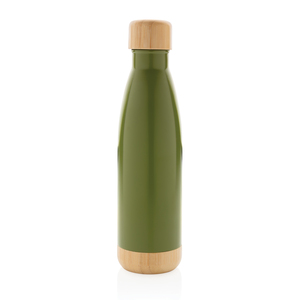 Fotografie k reklamnímu předmětu „Nerezová termo lahev s bambusovými detaily“