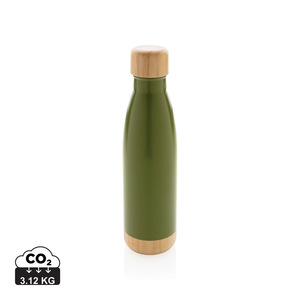 Fotografie reklamního předmětu „Nerezová termo lahev s bambusovými detaily“