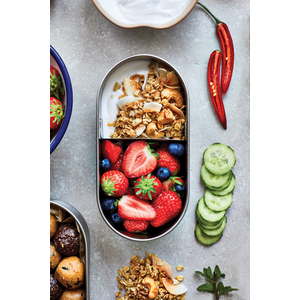 Fotografie k reklamnímu předmětu „Nerezový dvojitý Bento box Black+Blum“