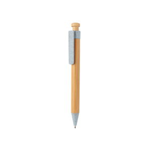 Fotografie k reklamnímu předmětu „Bambusové pero s klipem z pšeničné slámy“