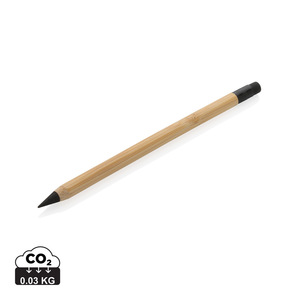 Fotografie reklamního předmětu „Bambusová nekonečná tužka s gumou“