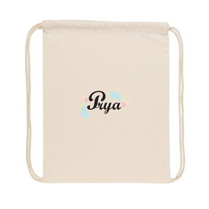 Fotografie k reklamnímu předmětu „Šňůrkový batoh Impact ze 145g recyklované bavlny AWARE™“