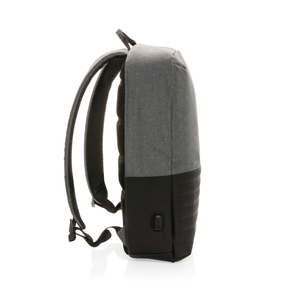 Fotografie k reklamnímu předmětu „RFID nedobytný batoh na notebook Swiss Peak z RPET AWARE™“