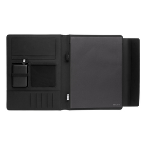 Fotografie k reklamnímu předmětu „Portfolio A4 s bezdrátovým nabíjením a powerbankou Fiko 5W“