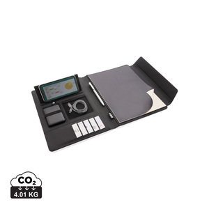 Fotografie reklamního předmětu „Portfolio A4 s bezdrátovým nabíjením a powerbankou Fiko 5W“