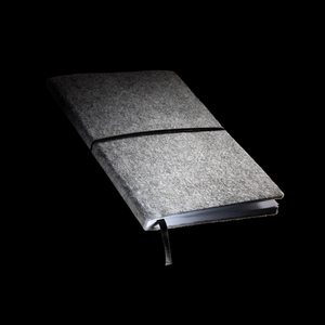 Fotografie k reklamnímu předmětu „Zápisník A5 s měkkou vazbou z GRS recyklované plsti“