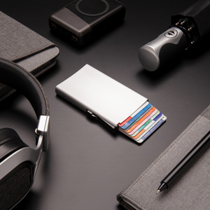 Fotografie k reklamnímu předmětu „Hliníkové RFID pouzdro na karty“