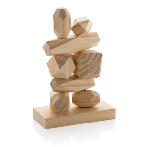 Fotografie k reklamnímu předmětu „Dřevěné balanční kameny Ukiyo Crios v pouzdře“