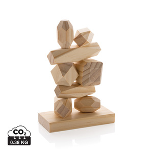 Fotografie reklamního předmětu „Dřevěné balanční kameny Ukiyo Crios v pouzdře“