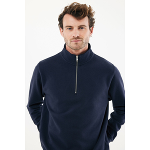 Fotografie k reklamnímu předmětu „Svetr se čtvrtečním zipem IQONIQ Elgon z recykl. bavlny“
