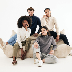 Fotografie k reklamnímu předmětu „Svetr se čtvrtečním zipem IQONIQ Elgon z recykl. bavlny“