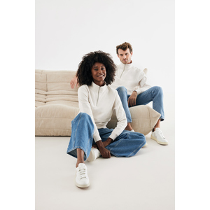 Fotografie k reklamnímu předmětu „Svetr se čtvrtečním zipem IQONIQ Elgon z recykl. bavlny“