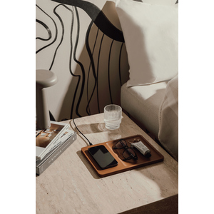 Fotografie k reklamnímu předmětu „Stolní bezdrátová nabíječka a organizér VINGA Timo z RCS“